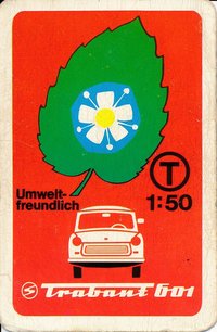 Trabant 601 kártyanaptár 1977