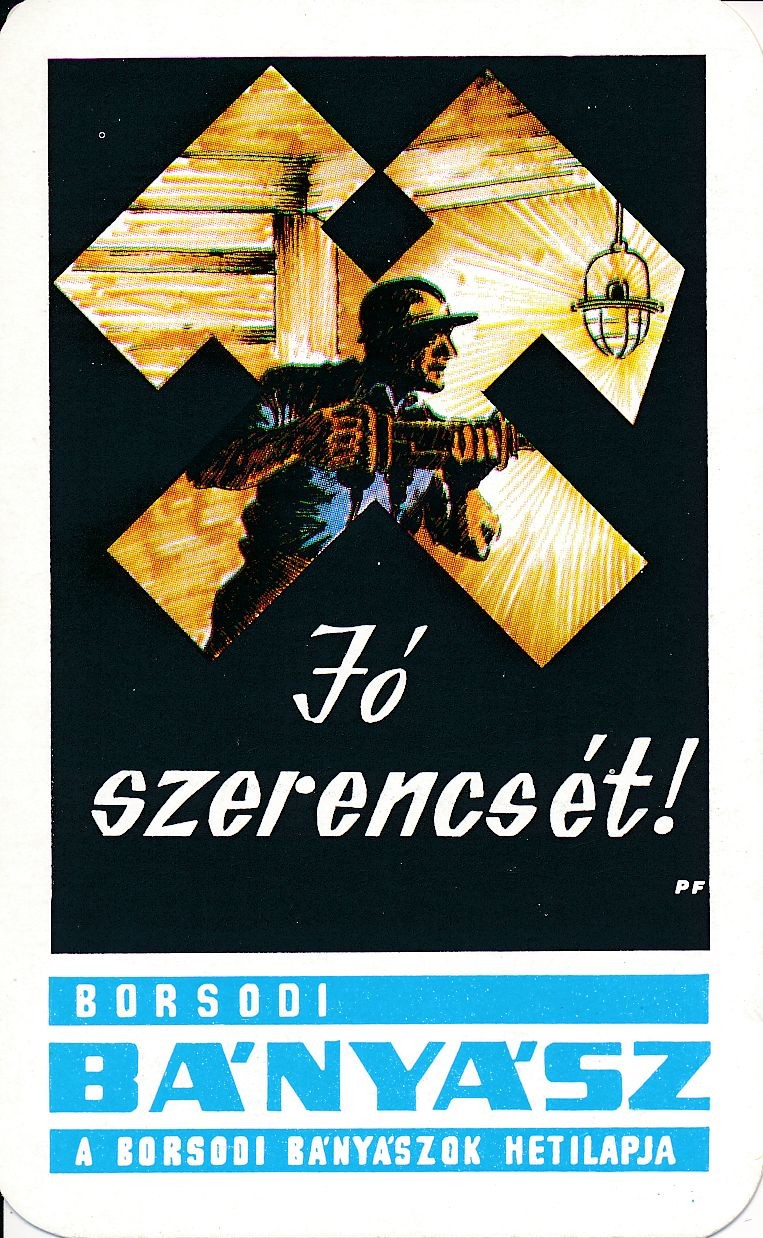 Borsodi Bányász a borsodi bányászok hetilapja kártyanaptár 1978 (Magyar Kereskedelmi és Vendéglátóipari Múzeum CC BY-NC-SA)