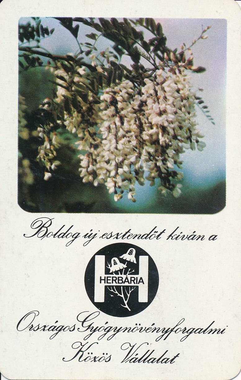 Herbária kártyanaptár 1978 (Magyar Kereskedelmi és Vendéglátóipari Múzeum CC BY-NC-SA)