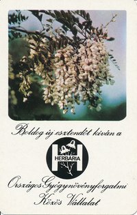 Herbária kártyanaptár 1978
