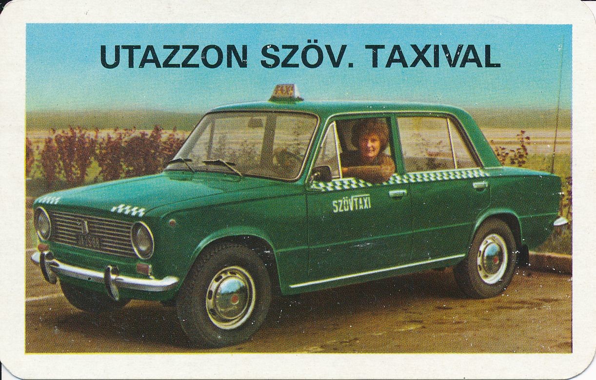Utazzon Szövetkezeti Taxival kártyanaptár 1978 (Magyar Kereskedelmi és Vendéglátóipari Múzeum CC BY-NC-SA)