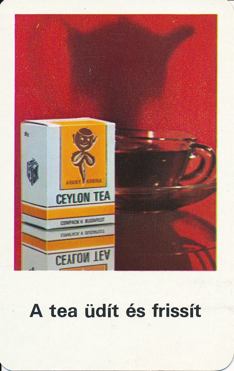 A tea üdít és frissít kártyanaptár 1979 (Magyar Kereskedelmi és Vendéglátóipari Múzeum CC BY-NC-SA)