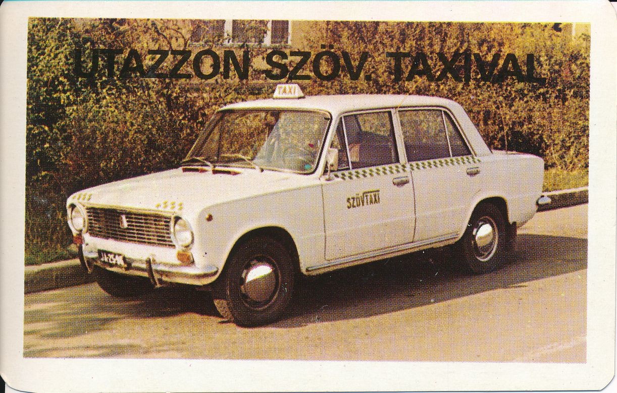 Utazzon Szövetkezeti Taxival kártyanaptár 1979 (Magyar Kereskedelmi és Vendéglátóipari Múzeum CC BY-NC-SA)