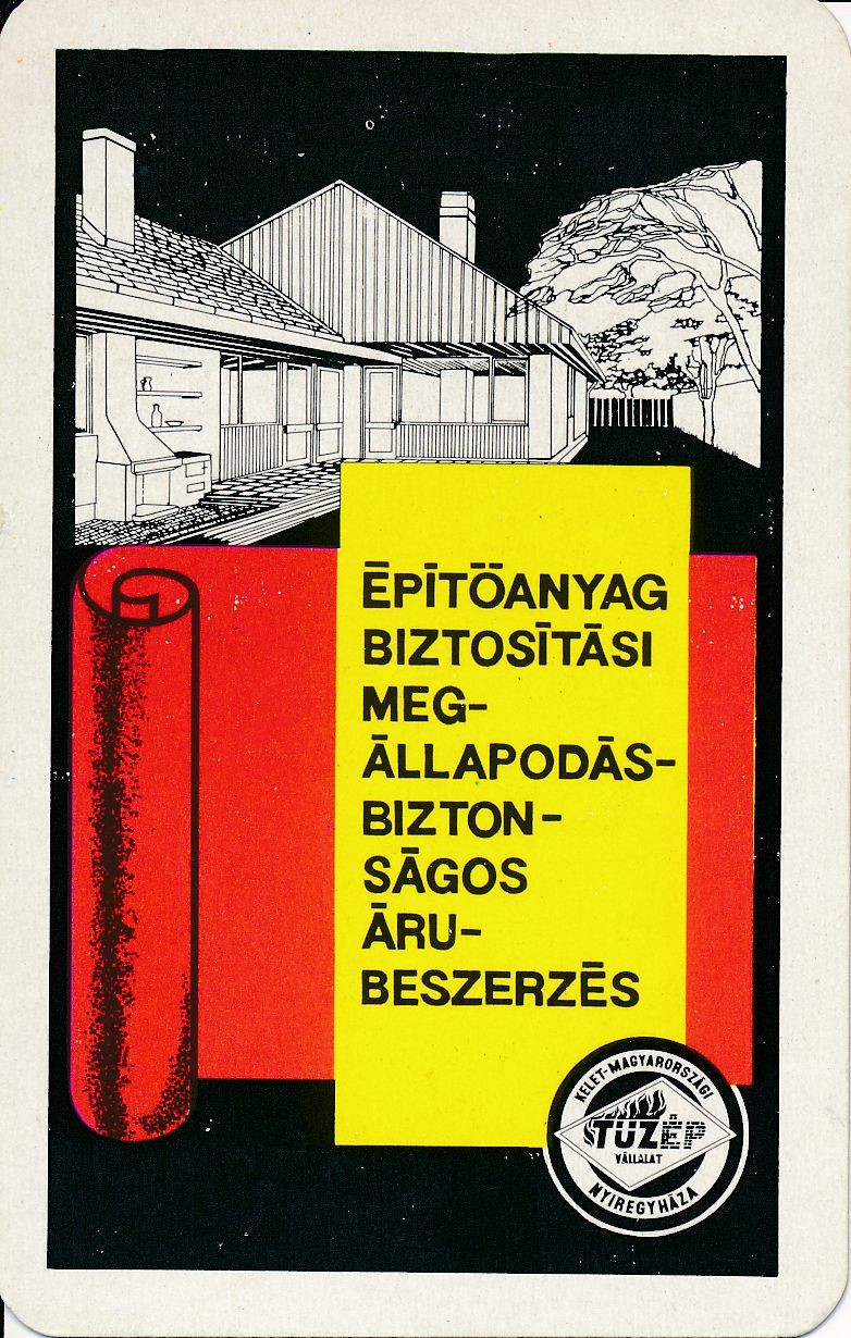 Kelet-Magyarországi TÜZÉP Vállalat Nyíregyháza kártyanaptár 1979 (Magyar Kereskedelmi és Vendéglátóipari Múzeum CC BY-NC-SA)