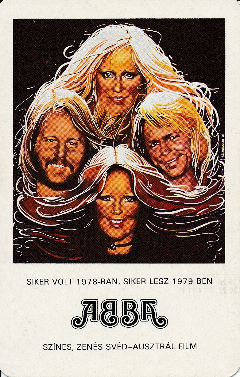 ABBA kártyanaptár 1979 (Magyar Kereskedelmi és Vendéglátóipari Múzeum CC BY-NC-SA)