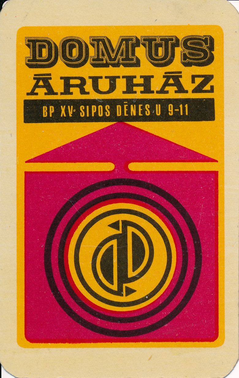 Domus Áruház kártyanaptár 1973 (Magyar Kereskedelmi és Vendéglátóipari Múzeum CC BY-NC-SA)