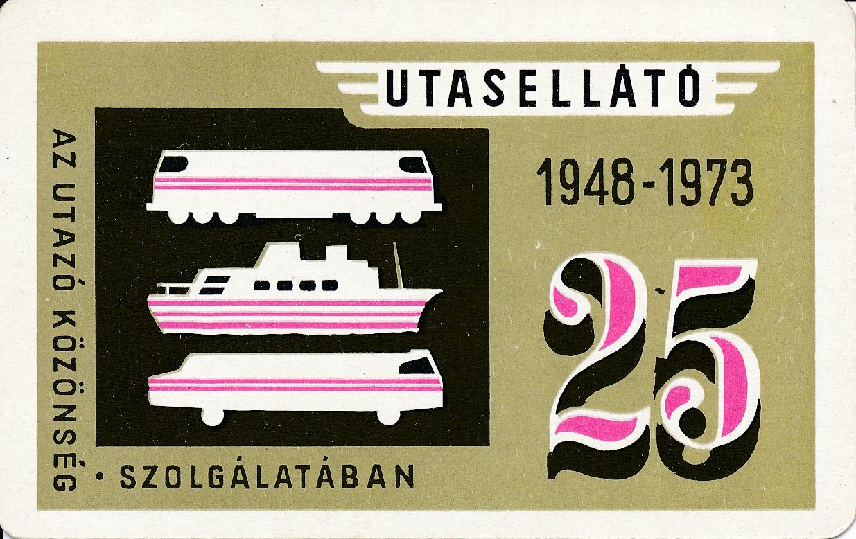 Utasellátó kártyanaptár 1973 (Magyar Kereskedelmi és Vendéglátóipari Múzeum CC BY-NC-SA)
