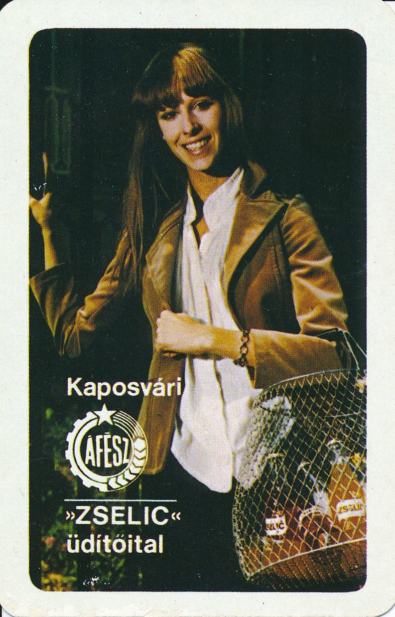 Kaposvári ÁFÉSZ Zselic üdítőital kártyanaptár 1980 (Magyar Kereskedelmi és Vendéglátóipari Múzeum CC BY-NC-SA)