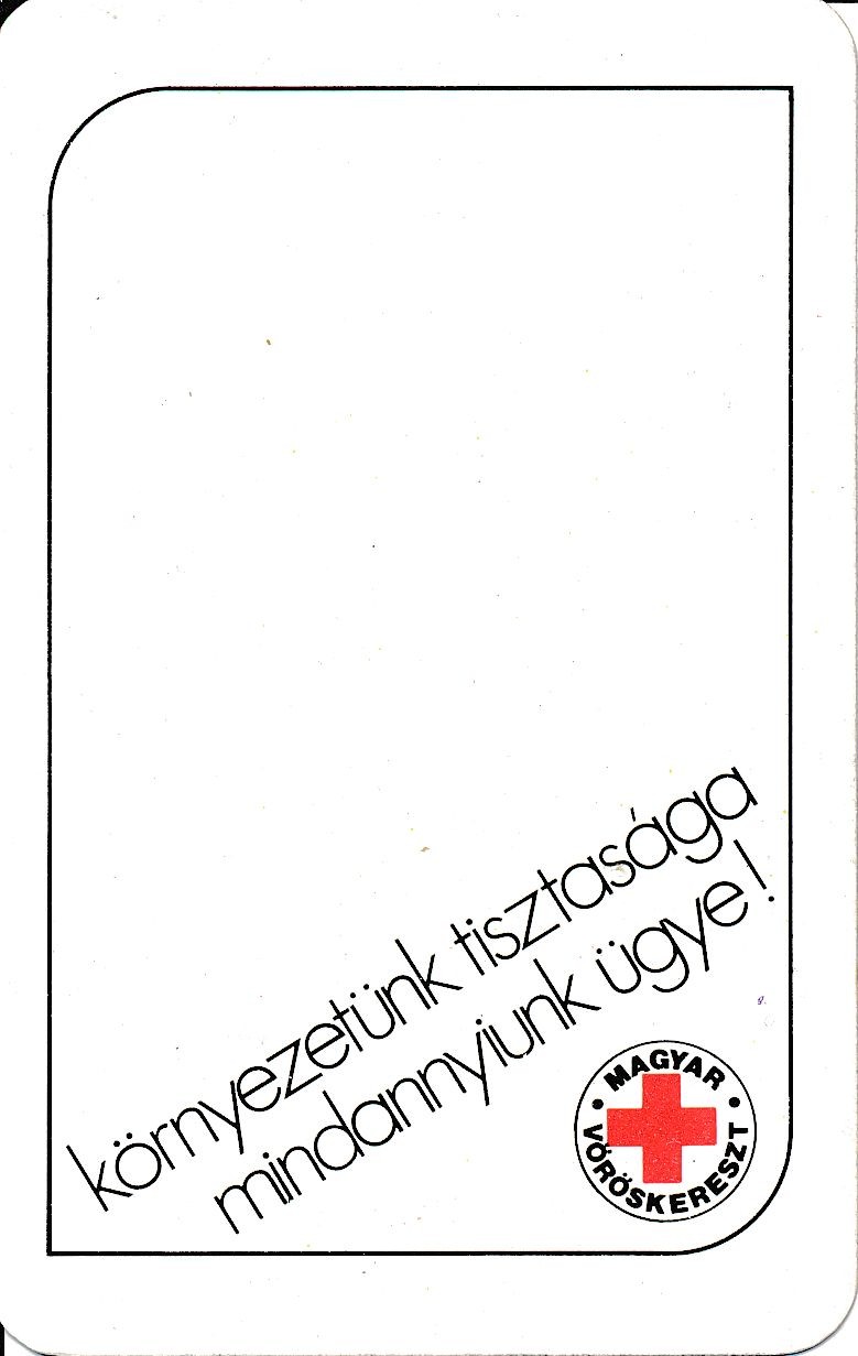 Magyar Vöröskereszt kártyanaptár 1980 (Magyar Kereskedelmi és Vendéglátóipari Múzeum CC BY-NC-SA)