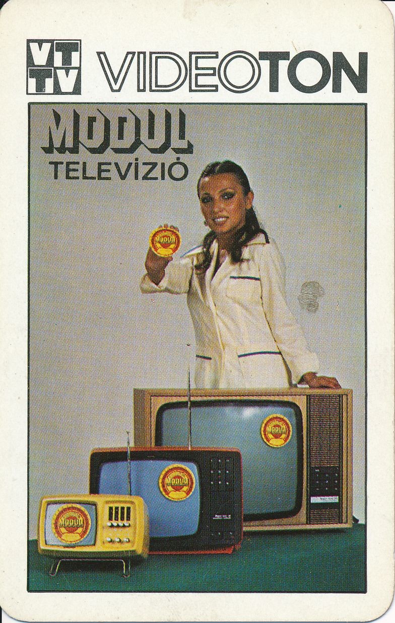 Videoton Modul Televízió kártyanaptár 1980 (Magyar Kereskedelmi és Vendéglátóipari Múzeum CC BY-NC-SA)