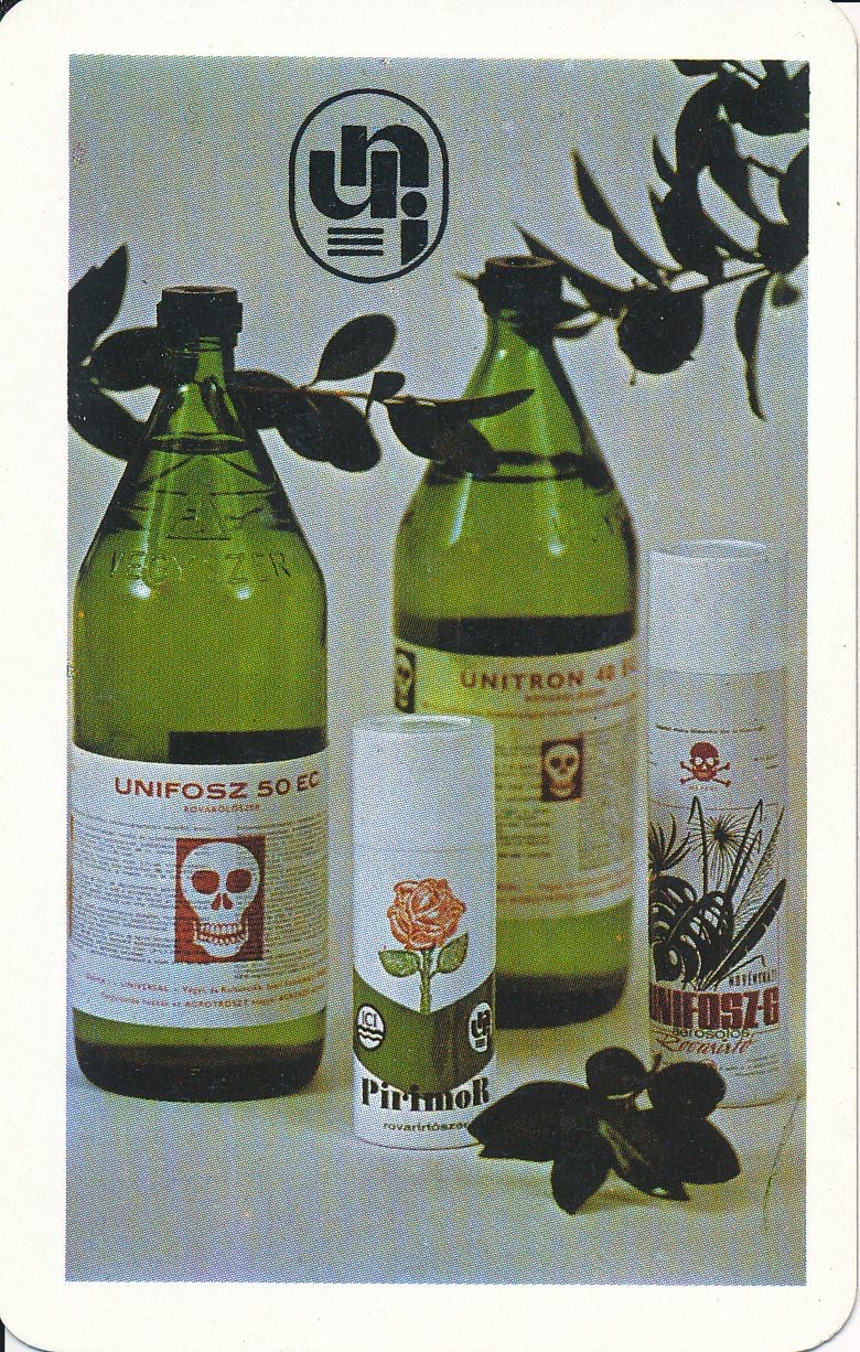 Universal Ipari Szövetkezet Szeged növényvédőszerek kártyanaptár 1980 (Magyar Kereskedelmi és Vendéglátóipari Múzeum CC BY-NC-SA)