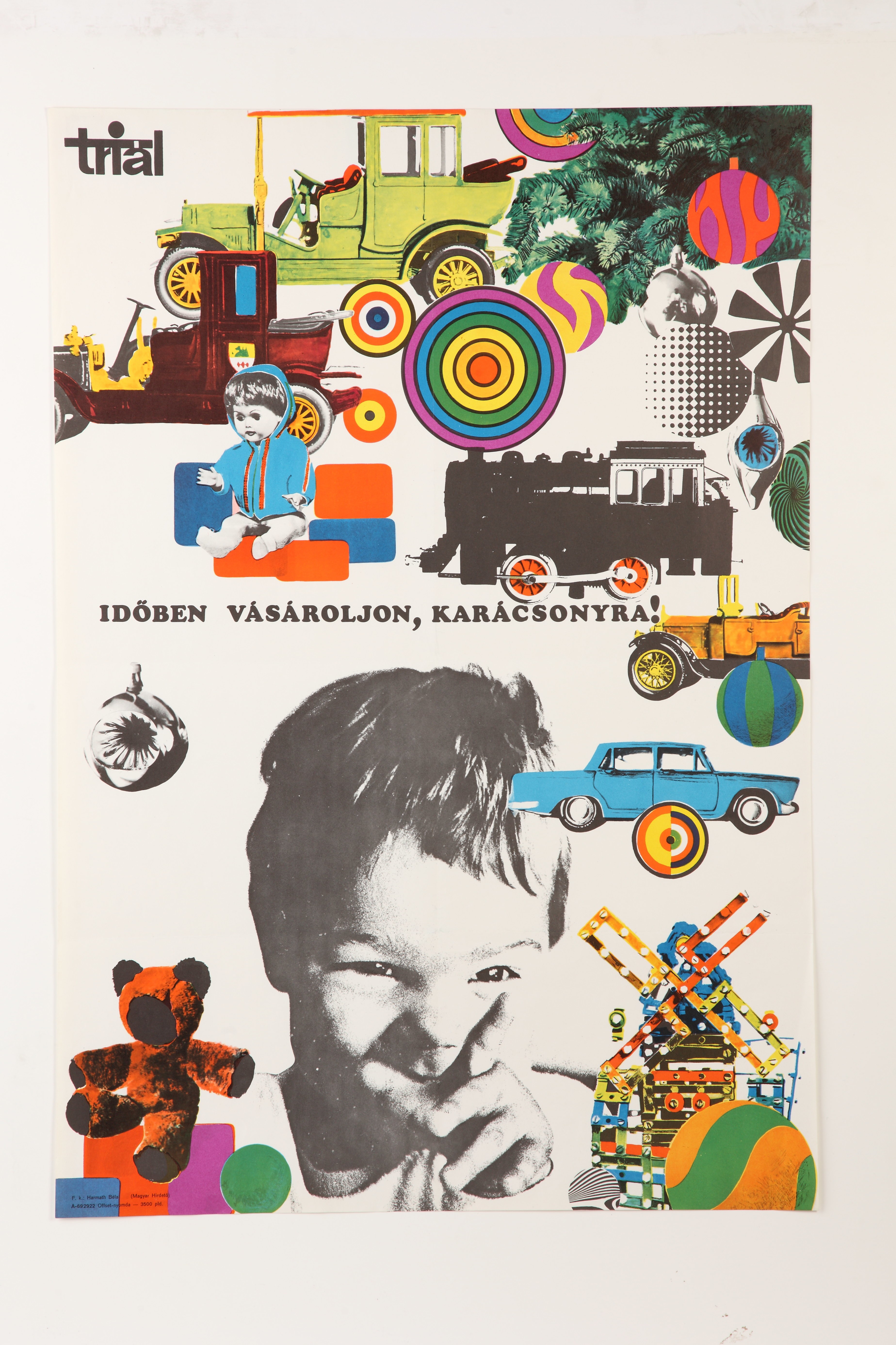 Triál plakát (Magyar Kereskedelmi és Vendéglátóipari Múzeum CC BY-NC-SA)