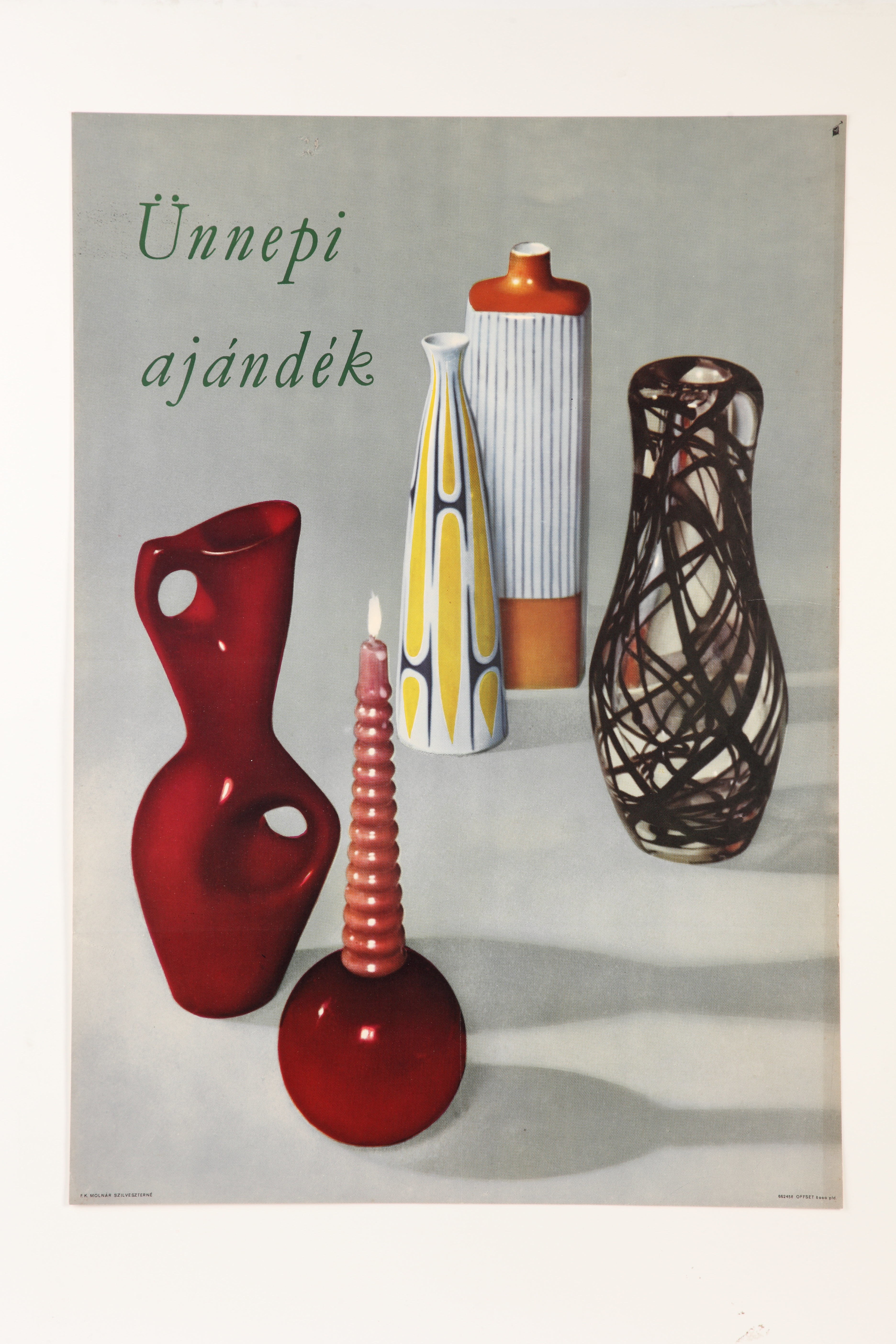 Ünnep ajándék plakát (Magyar Kereskedelmi és Vendéglátóipari Múzeum CC BY-NC-SA)
