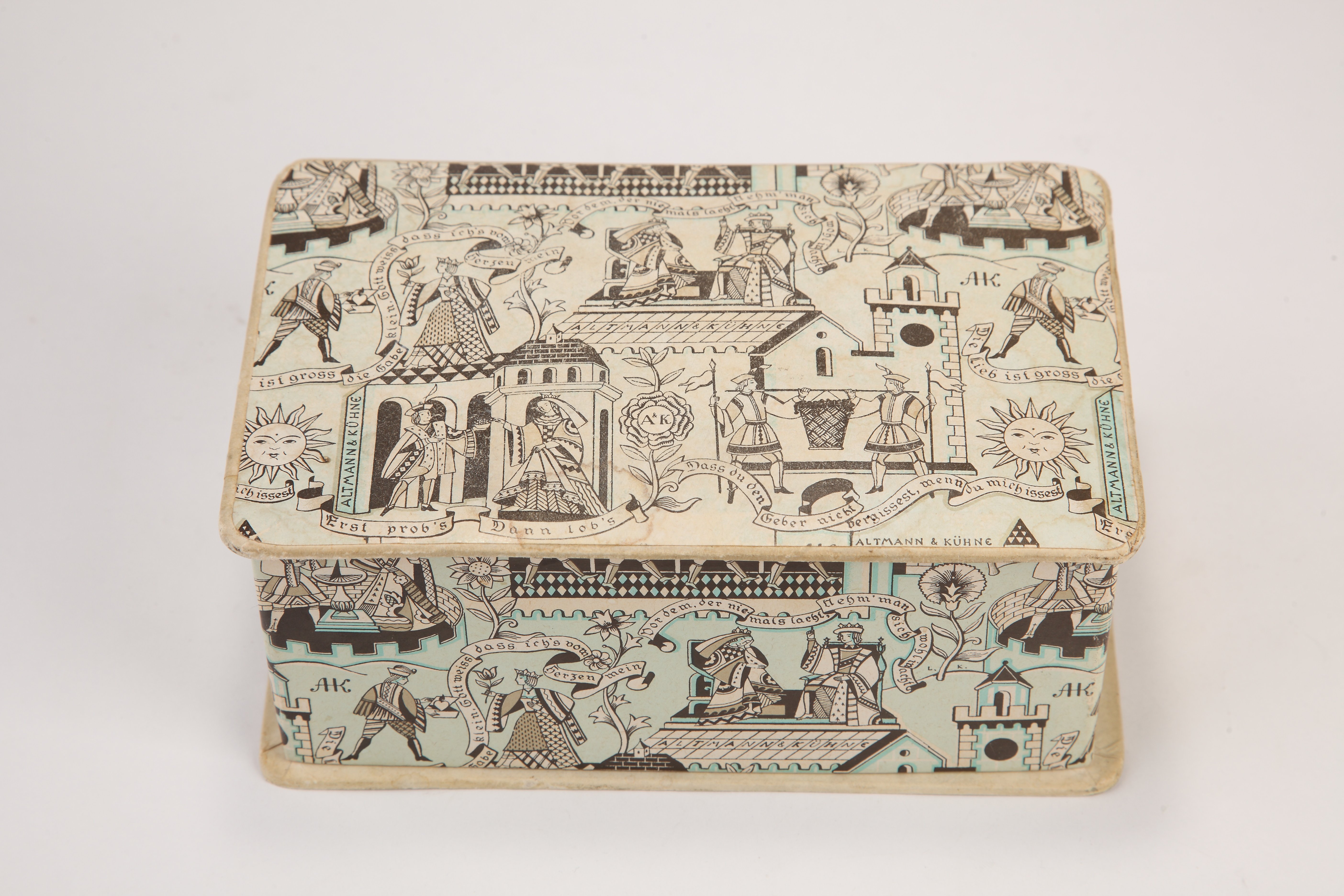 Altmann & Kühne bonbonos doboz (Magyar Kereskedelmi és Vendéglátóipari Múzeum CC BY-NC-SA)