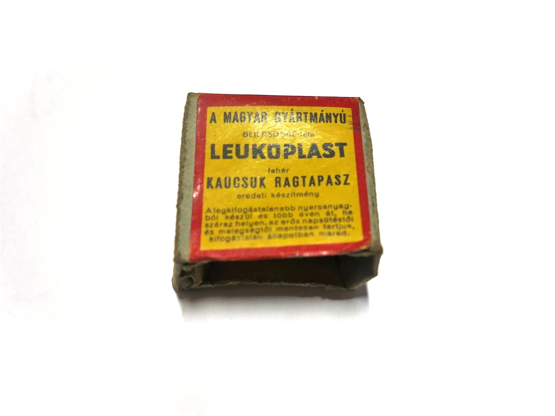 Leukoplaszt doboz (Sziklakórház Atombunker Múzeum CC BY-NC-SA)