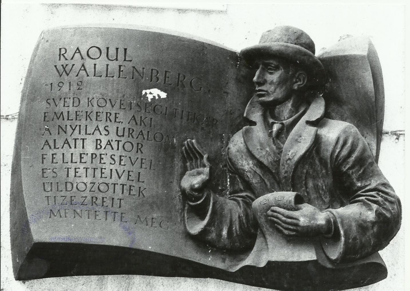 Raoul Wallenberg relief (Angyalföldi Helytörténeti Gyűjtemény CC BY-NC-SA)
