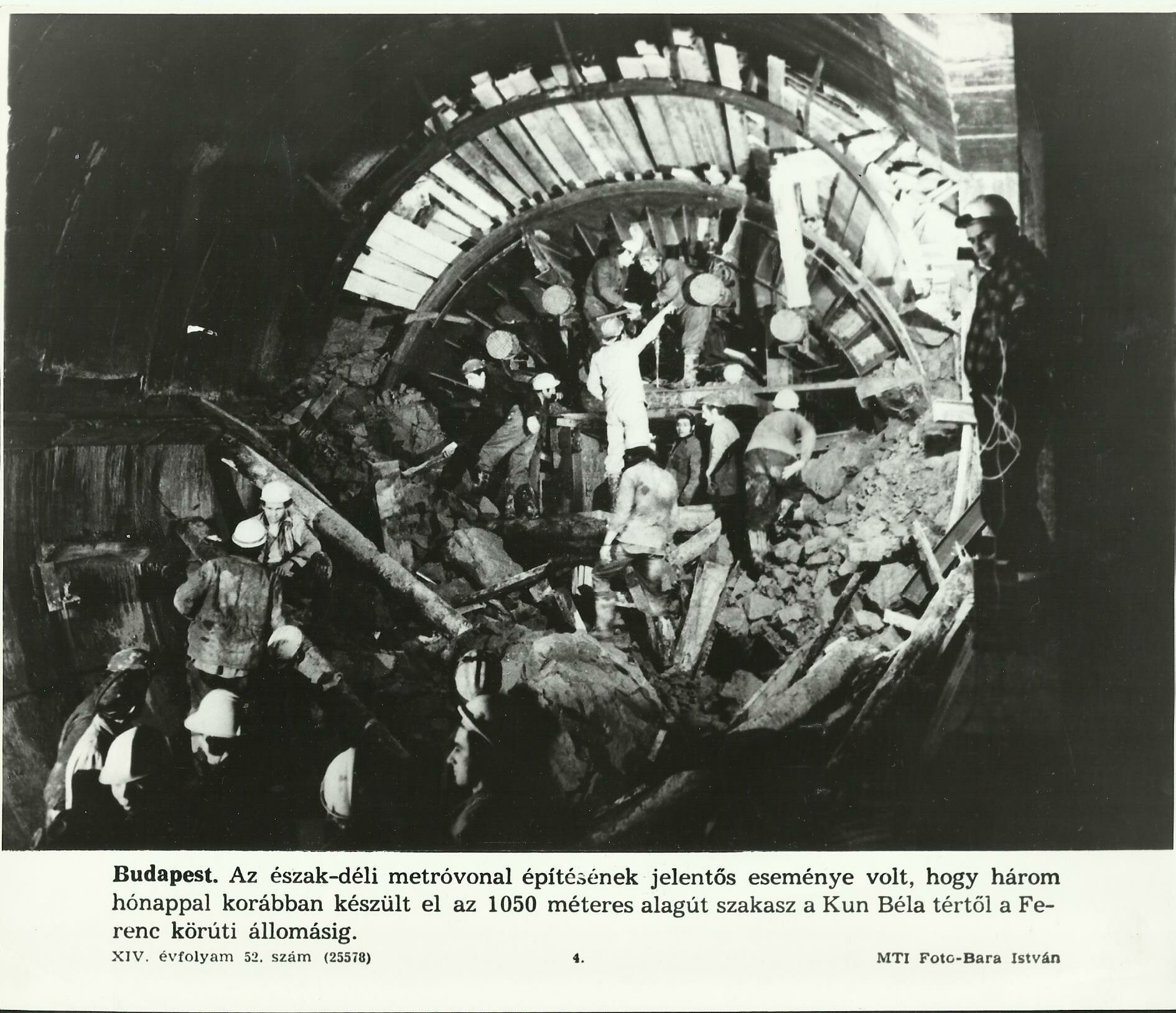 3-as metró építés (Angyalföldi Helytörténeti Gyűjtemény CC BY-NC-SA)