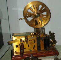Morse rendszerű távírógép, (Hasler-féle kékíró)