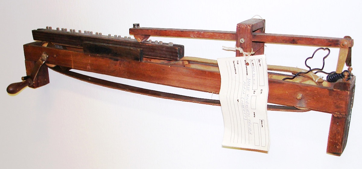 Morse kísérleti távíró adója (makett) (Postamúzeum CC BY-NC-SA)