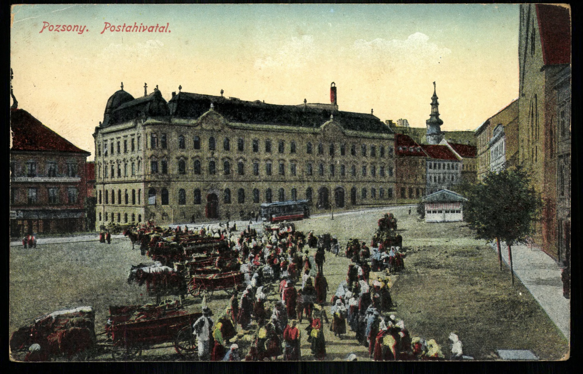 Pozsony; Postahivatal (Magyar Kereskedelmi és Vendéglátóipari Múzeum CC BY-NC-ND)