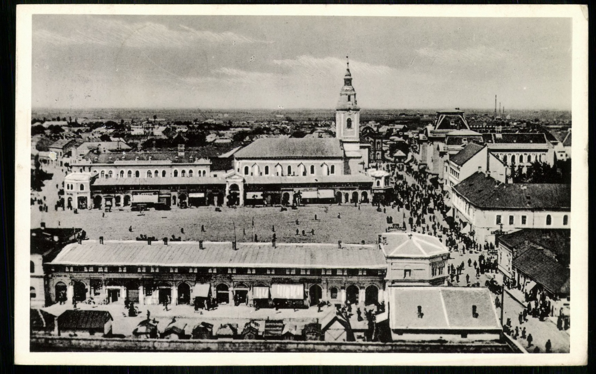 Beregszász; Piac tér (Magyar Kereskedelmi és Vendéglátóipari Múzeum CC BY-NC-ND)