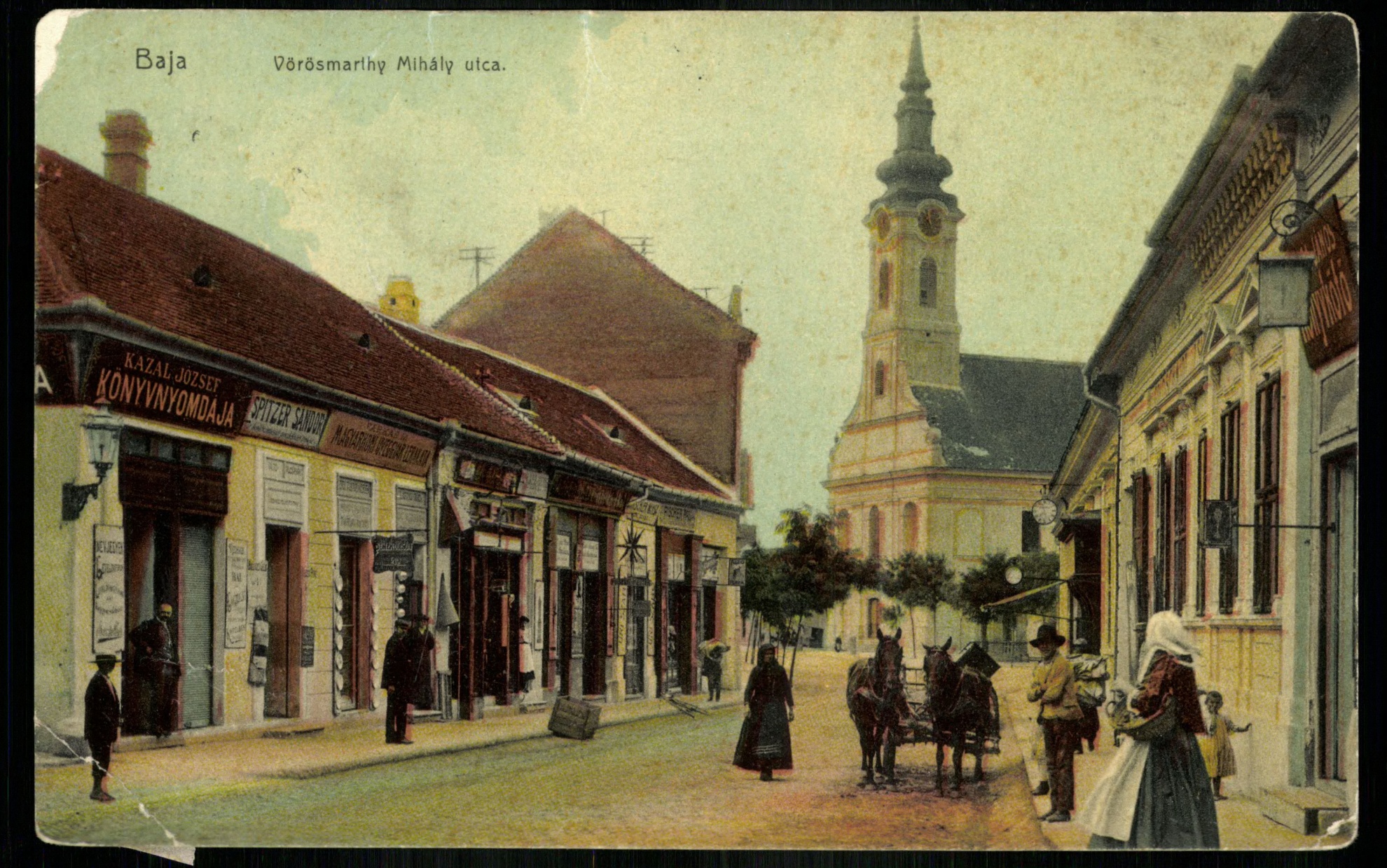 Baja; Vörösmarty Mihály utca (Magyar Kereskedelmi és Vendéglátóipari Múzeum CC BY-NC-ND)