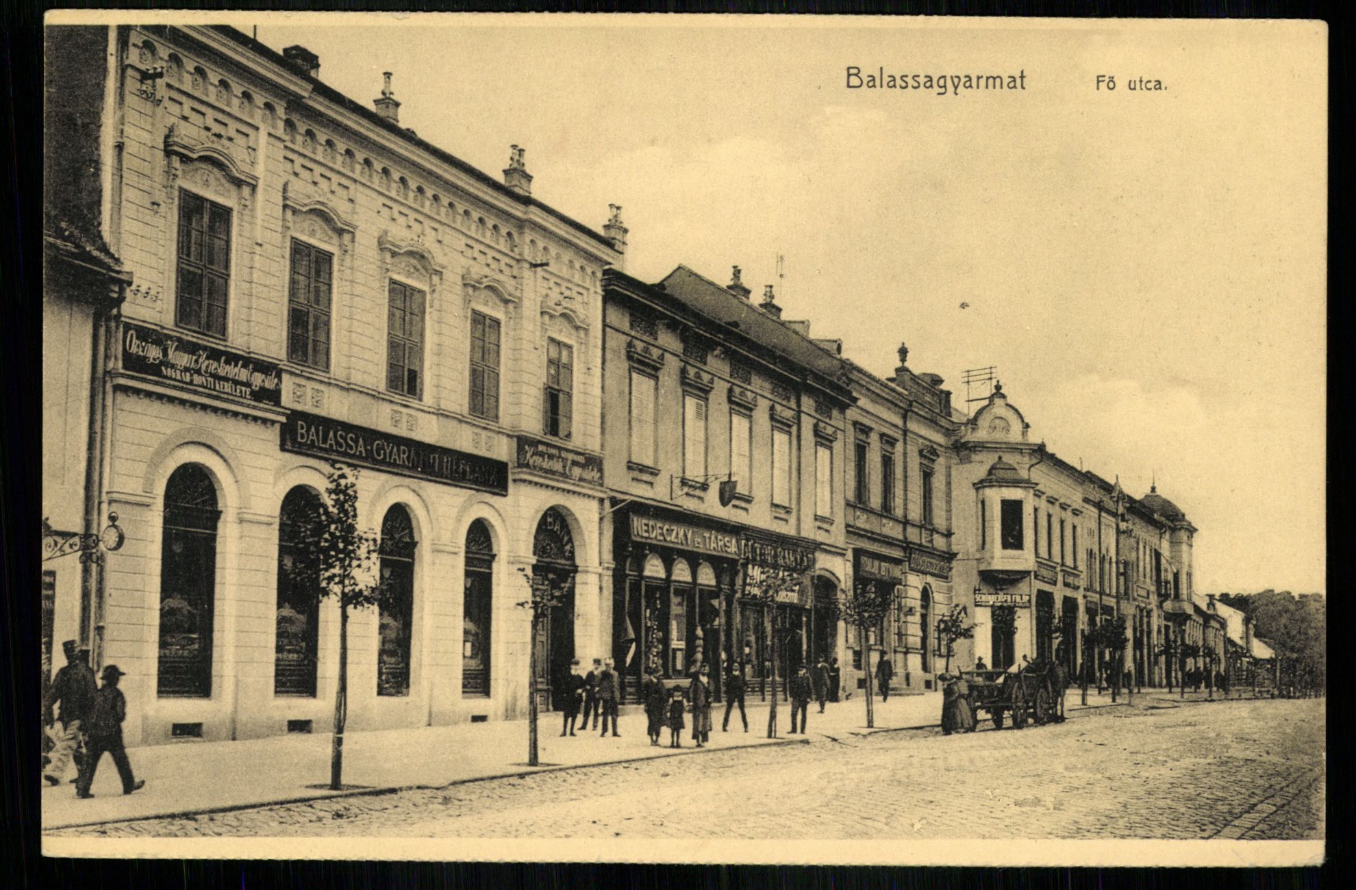Balassagyarmat; Fő utca (Magyar Kereskedelmi és Vendéglátóipari Múzeum CC BY-NC-ND)