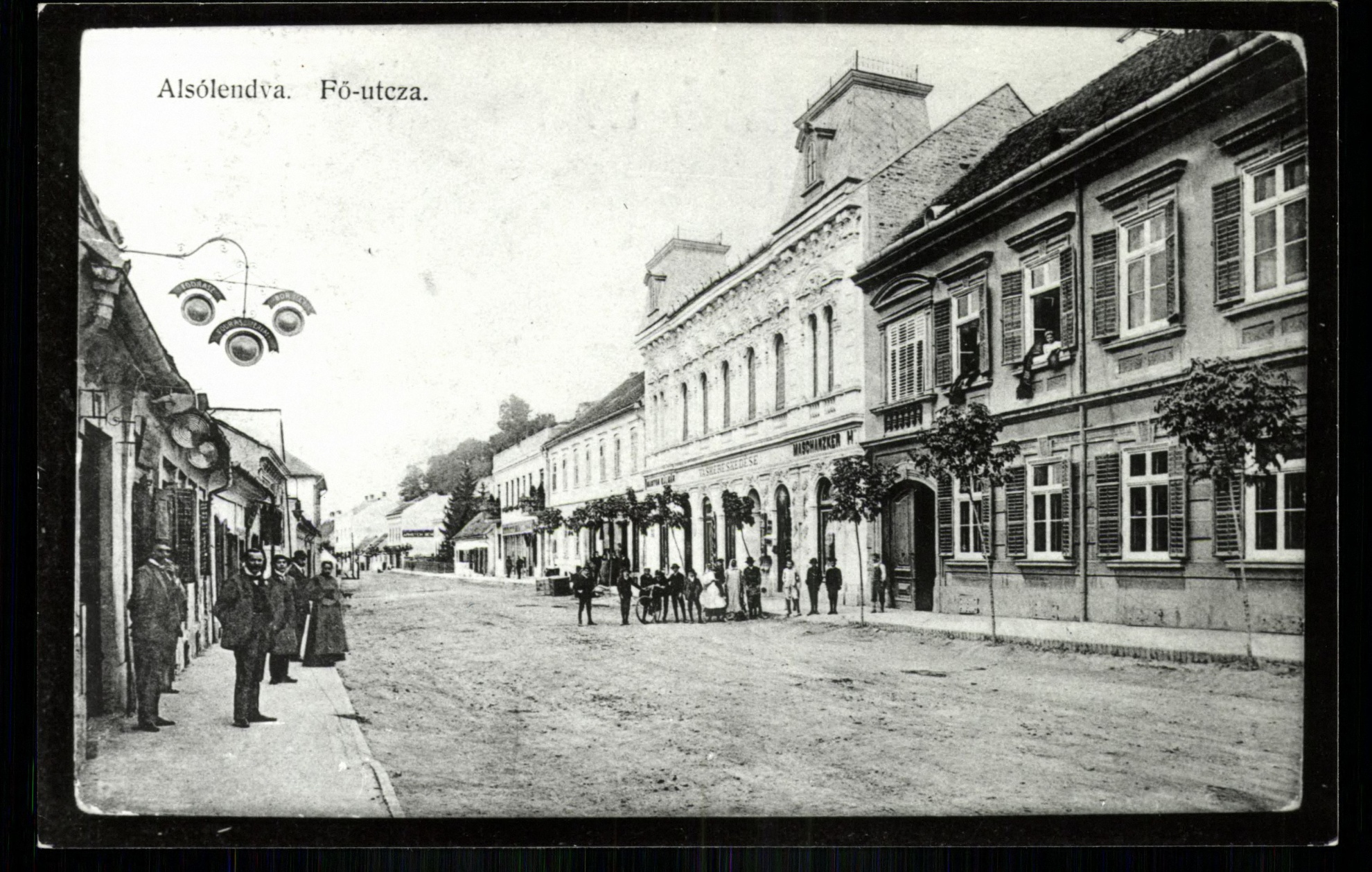 Alsólendva; Fő utca (Magyar Kereskedelmi és Vendéglátóipari Múzeum CC BY-NC-ND)
