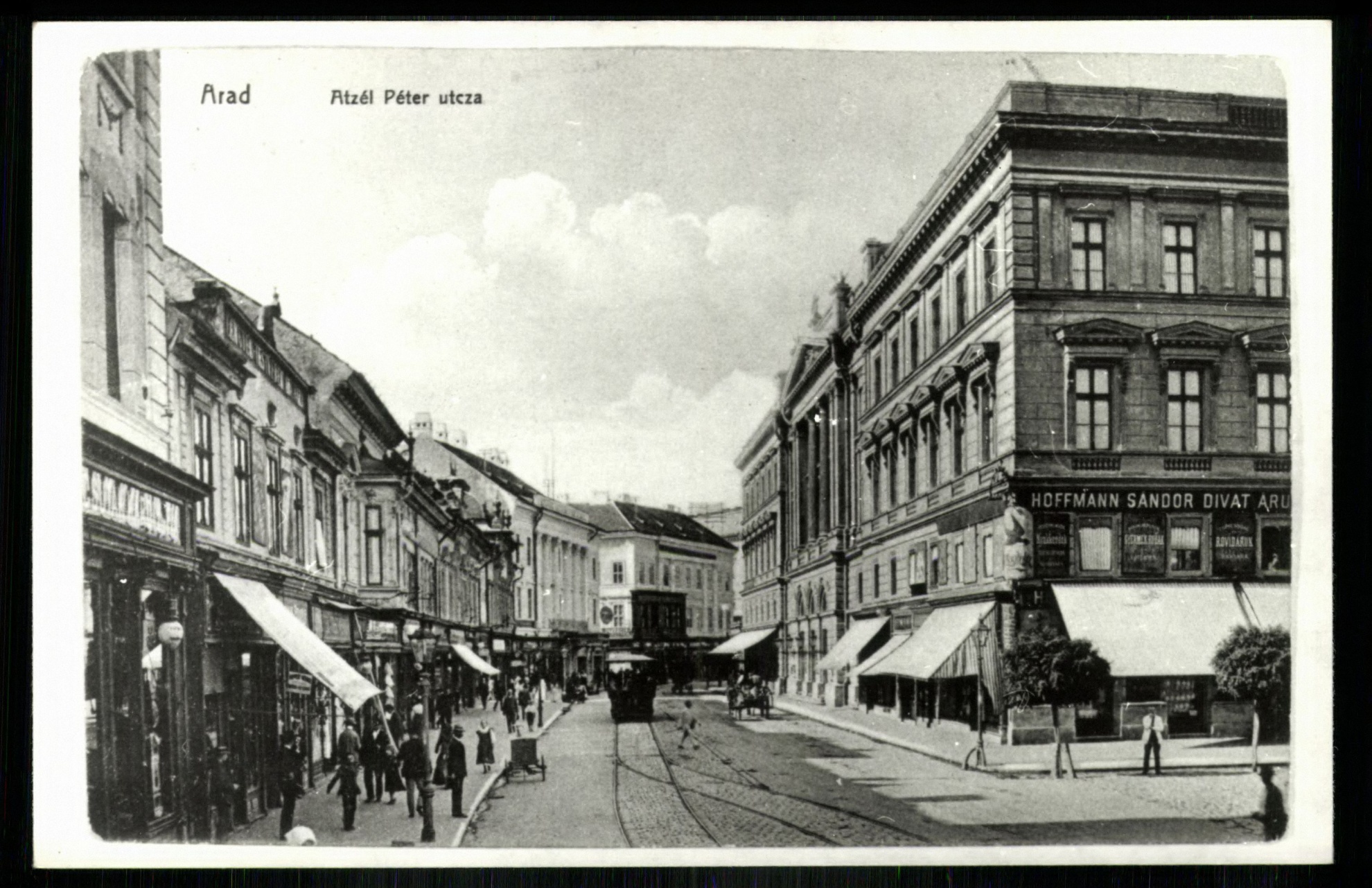 Arad; Atzél Péter utca (Magyar Kereskedelmi és Vendéglátóipari Múzeum CC BY-NC-ND)