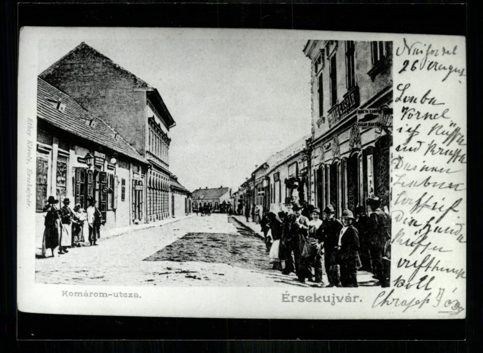 Érsekújvár; Komárom utca (Magyar Kereskedelmi és Vendéglátóipari Múzeum CC BY-NC-ND)
