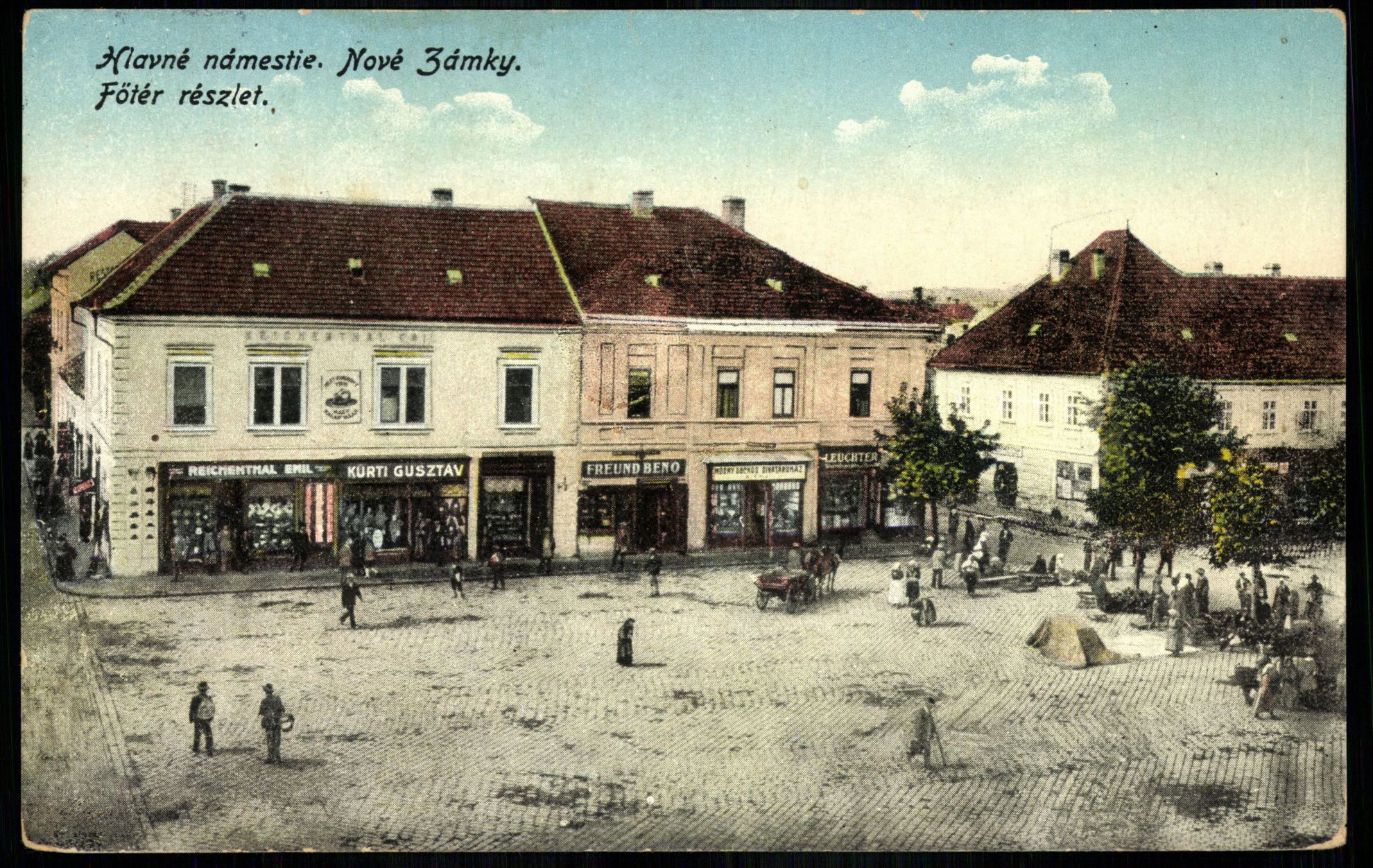 Érsekújvár; Főtér részlet (Magyar Kereskedelmi és Vendéglátóipari Múzeum CC BY-NC-ND)