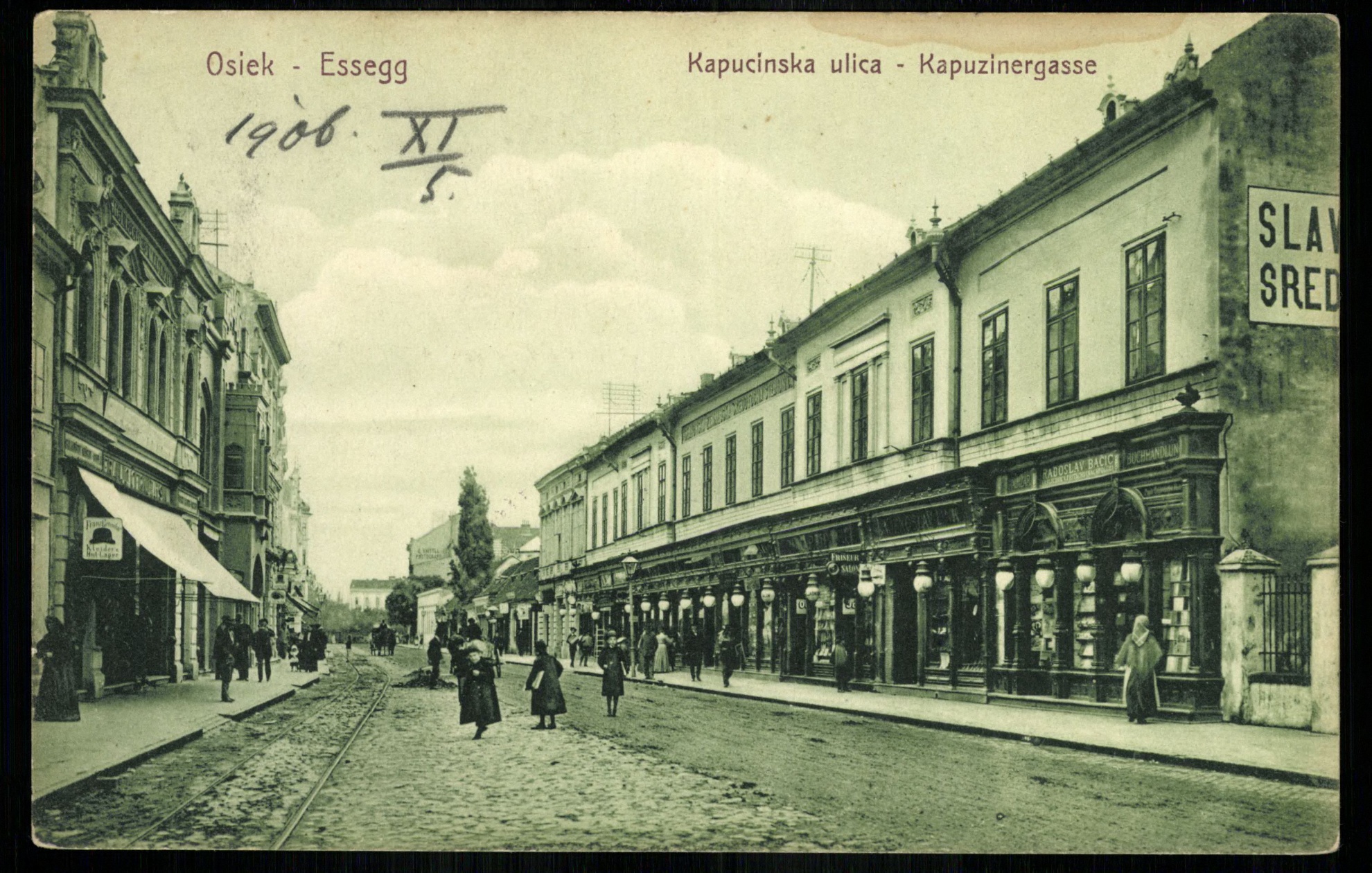 Essegg; Kapuzinergasse (Magyar Kereskedelmi és Vendéglátóipari Múzeum CC BY-NC-ND)