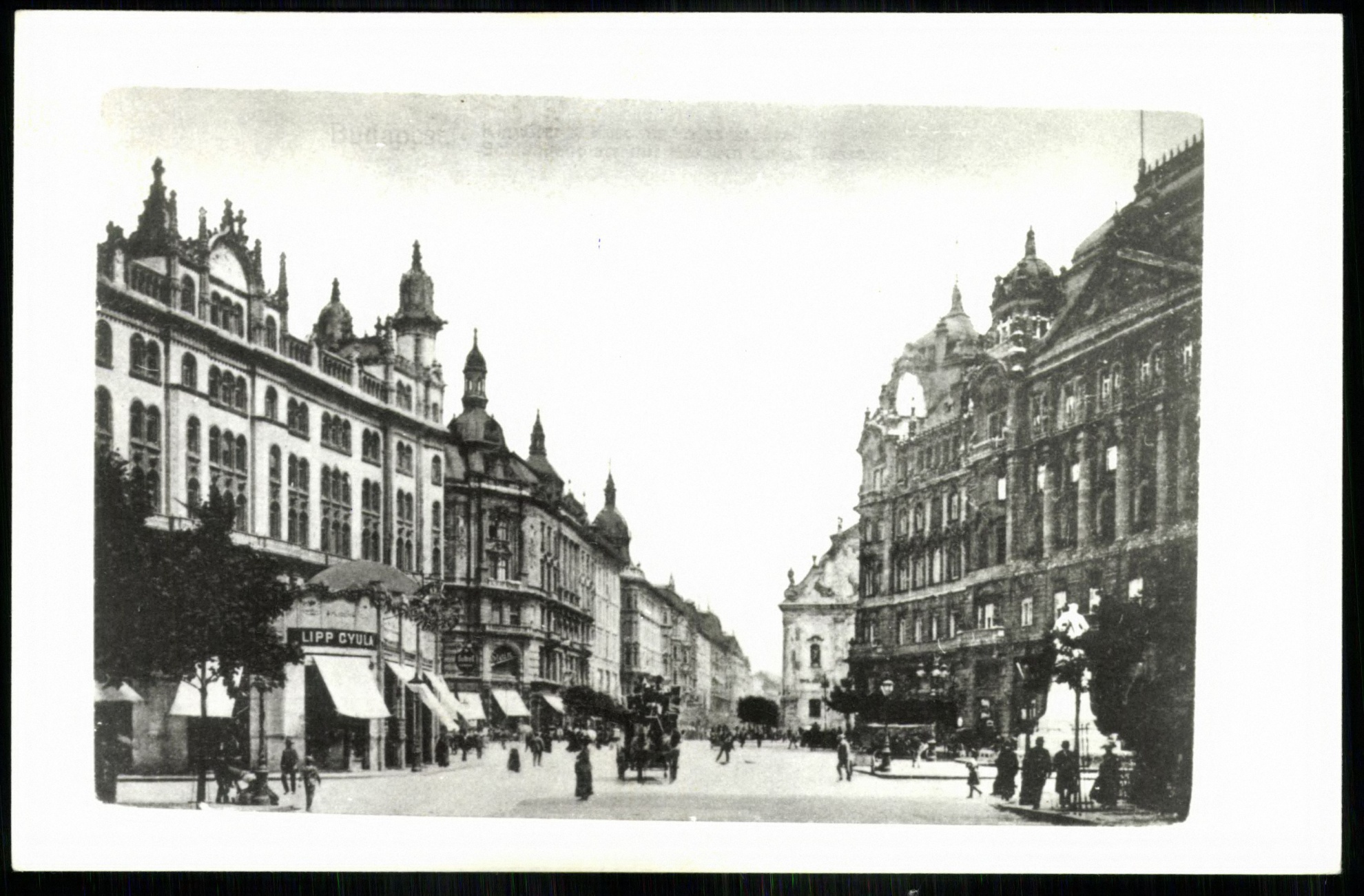 Budapest; Kígyó tér a Kossuth Lajos utcával (Magyar Kereskedelmi és Vendéglátóipari Múzeum CC BY-NC-ND)