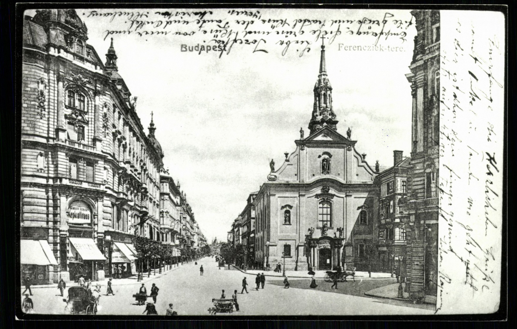 Budapest; Ferenciek tere (Magyar Kereskedelmi és Vendéglátóipari Múzeum CC BY-NC-ND)