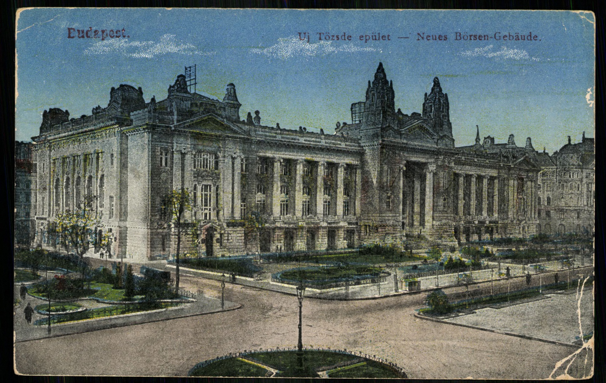 Budapest; Új Tőzsde épület (Magyar Kereskedelmi és Vendéglátóipari Múzeum CC BY-NC-ND)