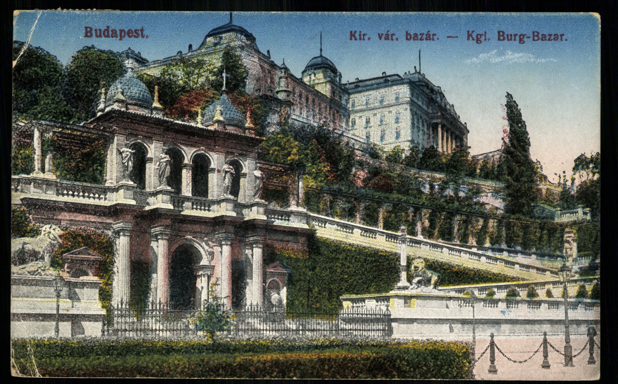Budapest; Királyi vár bazár (Magyar Kereskedelmi és Vendéglátóipari Múzeum CC BY-NC-ND)