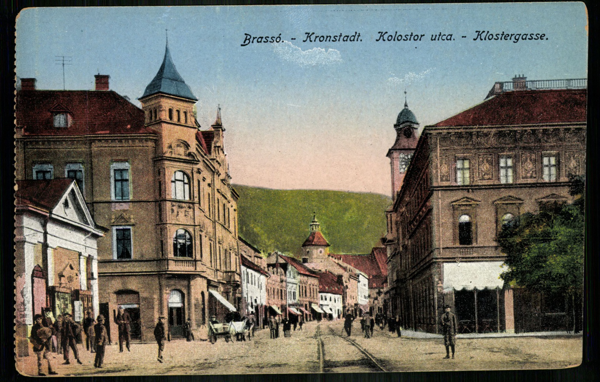 Brassó; Kolostor utca (Magyar Kereskedelmi és Vendéglátóipari Múzeum CC BY-NC-ND)