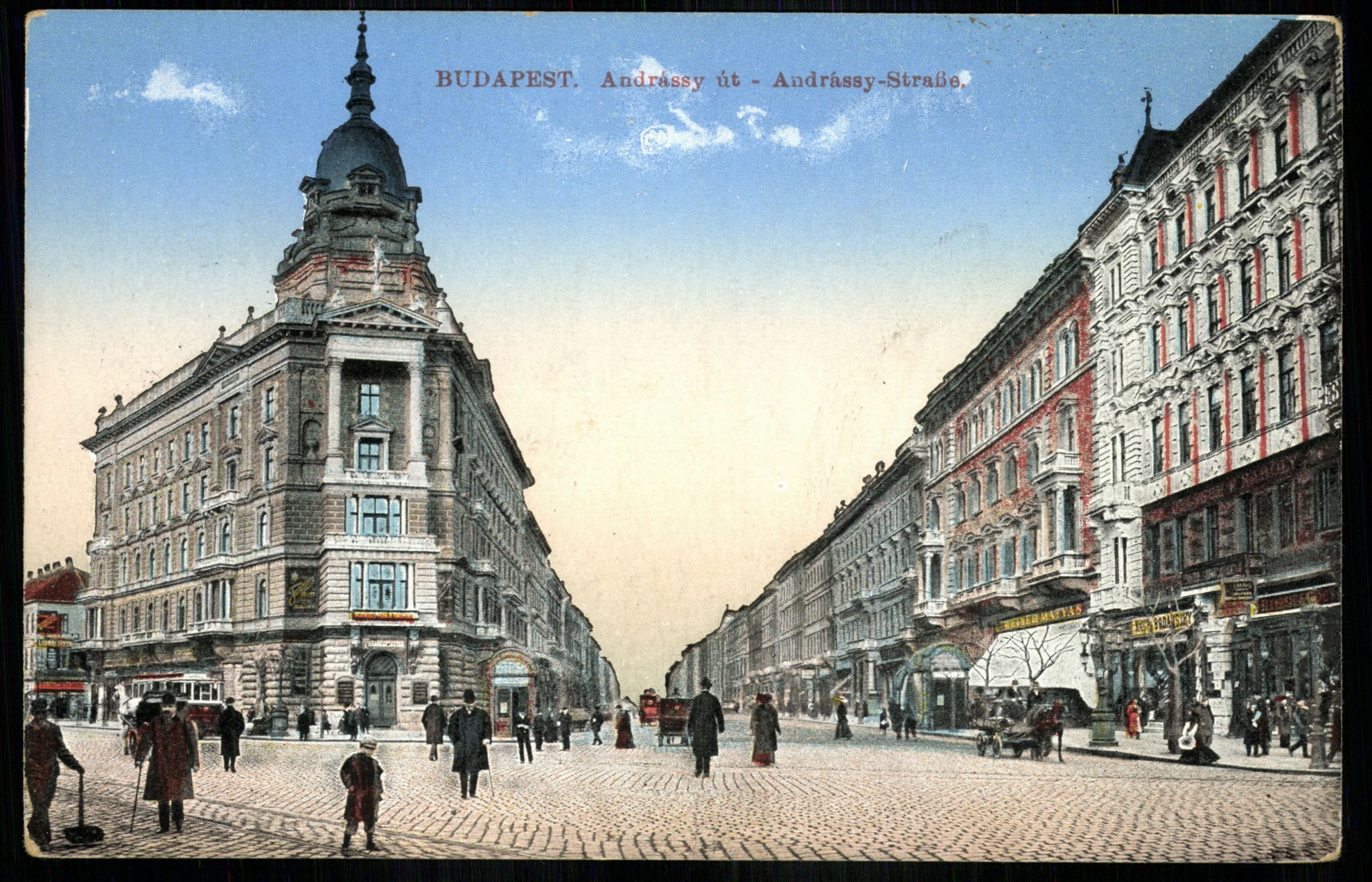 Budapest; Andrássy út (Magyar Kereskedelmi és Vendéglátóipari Múzeum CC BY-NC-ND)