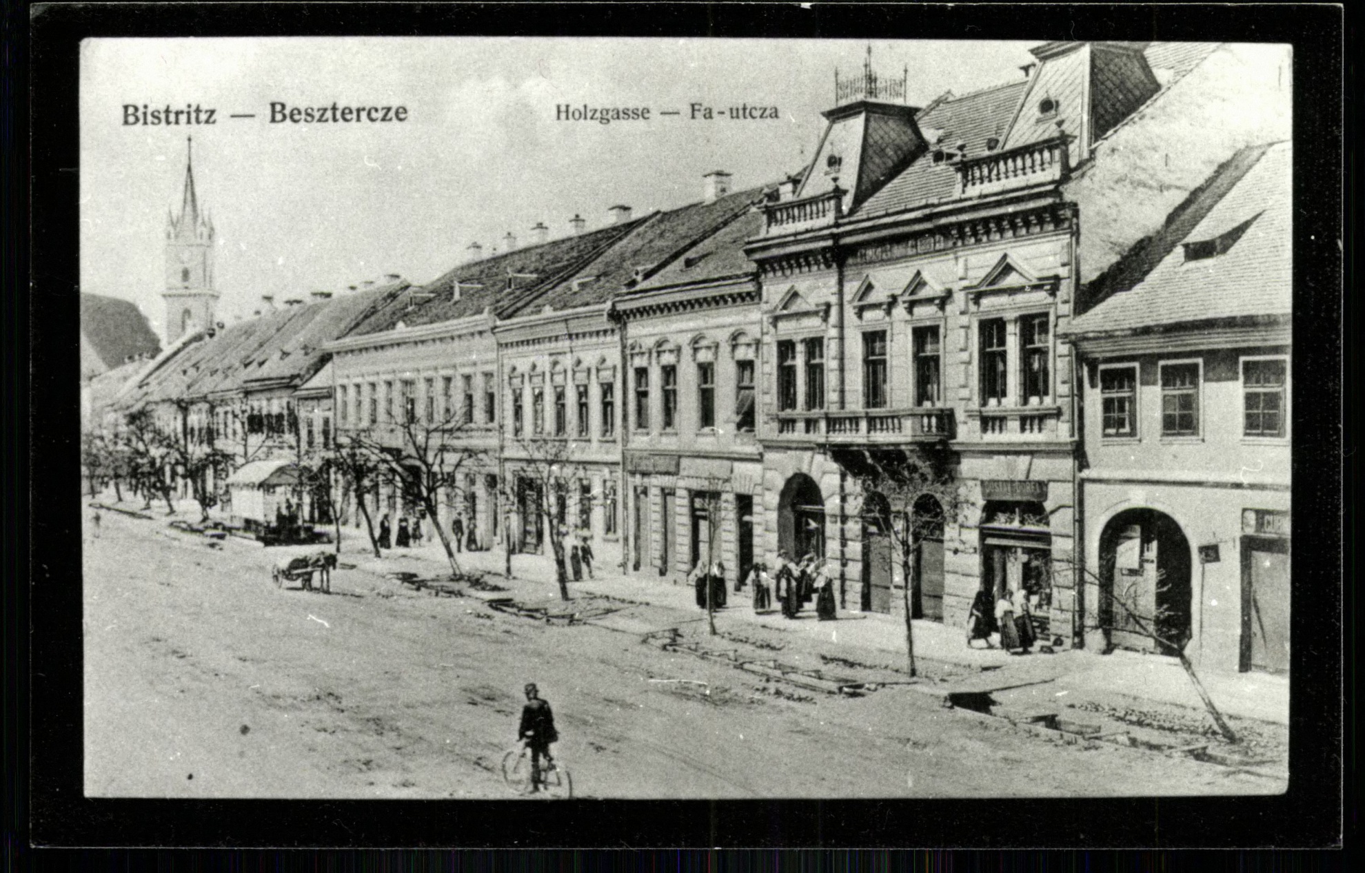 Beszterce; Fő utca (Magyar Kereskedelmi és Vendéglátóipari Múzeum CC BY-NC-ND)
