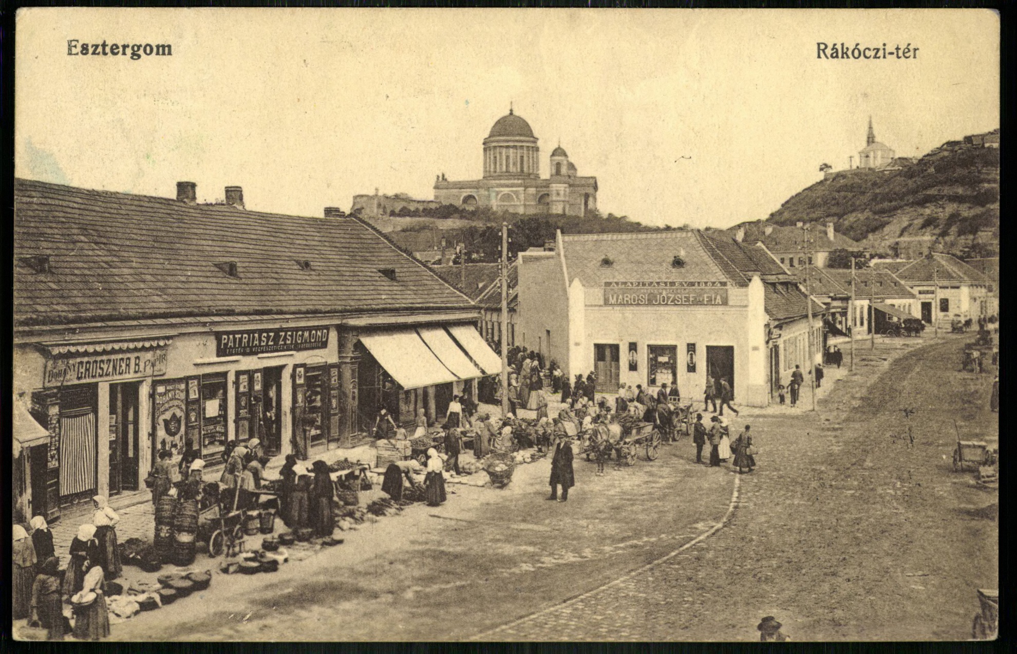 Esztergom; Rákóczi tér (Magyar Kereskedelmi és Vendéglátóipari Múzeum CC BY-NC-ND)