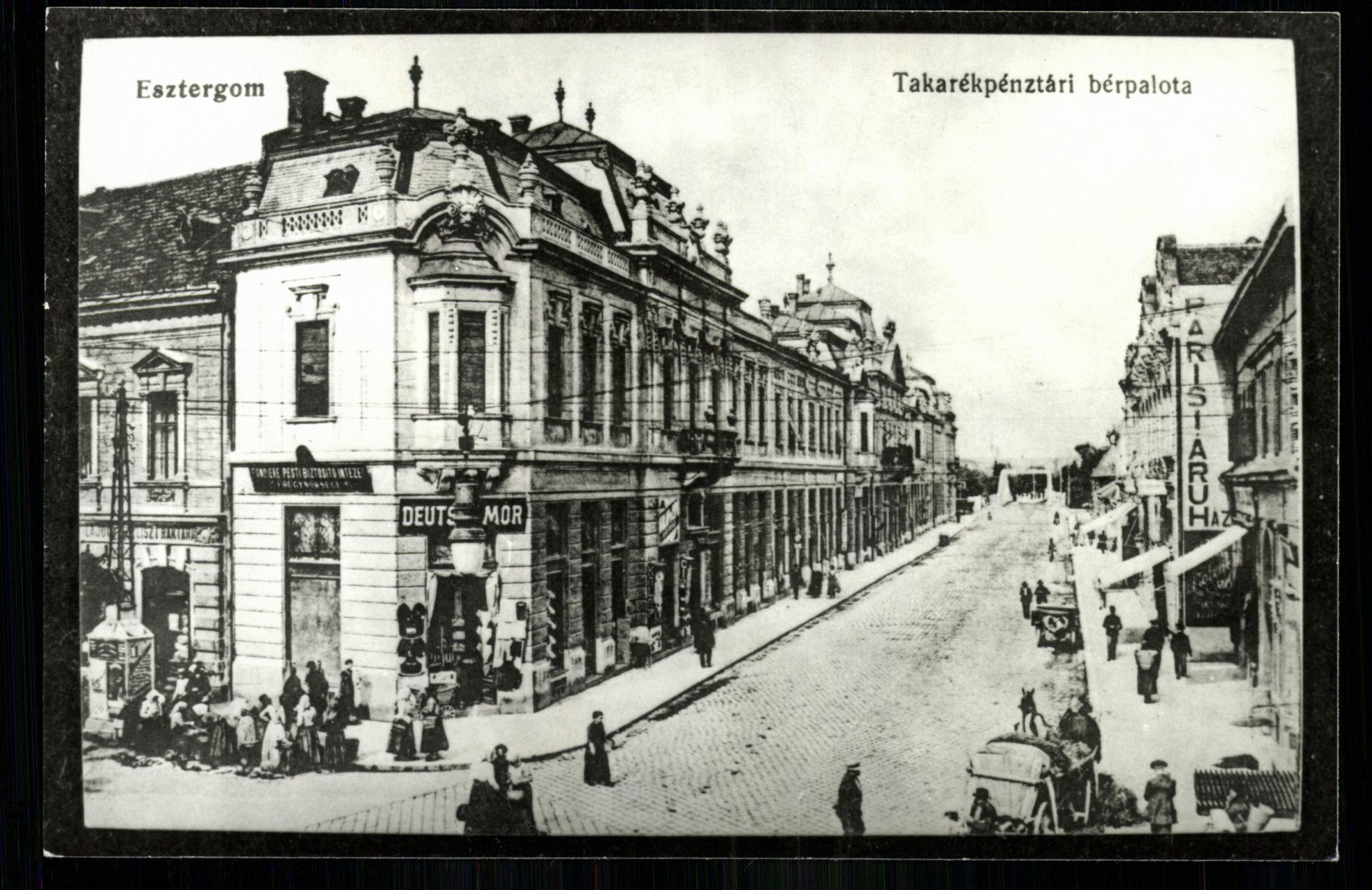 Esztergom; Takarékpénztári bérpalota (Magyar Kereskedelmi és Vendéglátóipari Múzeum CC BY-NC-ND)