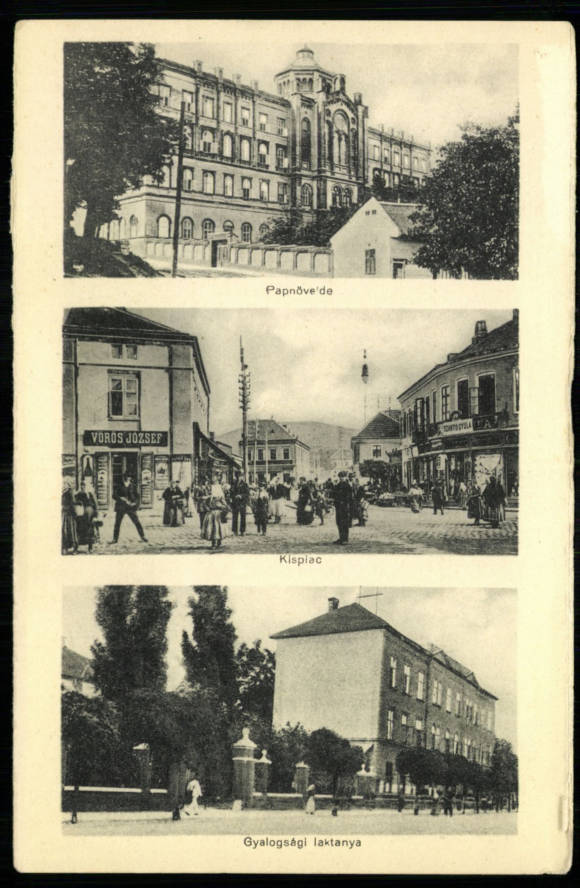 Esztergom; Papnövelde; Kispiac; Gyalogsági laktanya (Magyar Kereskedelmi és Vendéglátóipari Múzeum CC BY-NC-ND)