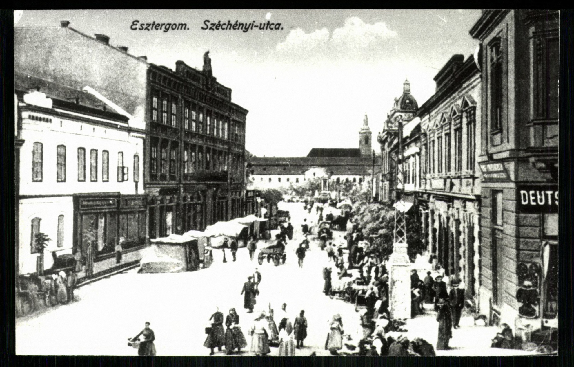 Esztergom; Széchényi utca (Magyar Kereskedelmi és Vendéglátóipari Múzeum CC BY-NC-ND)