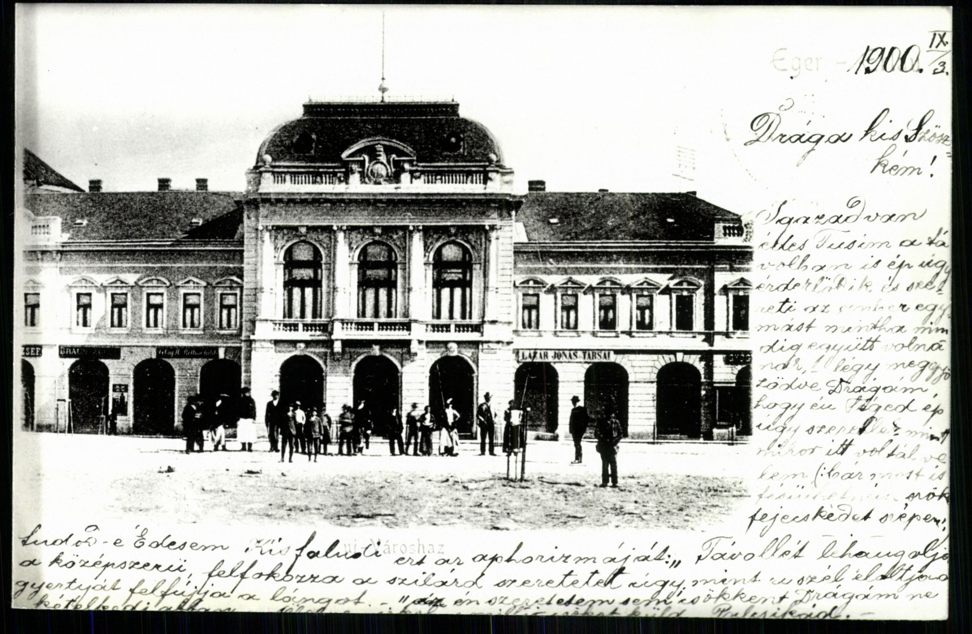 Eger; Új városháza (Magyar Kereskedelmi és Vendéglátóipari Múzeum CC BY-NC-ND)