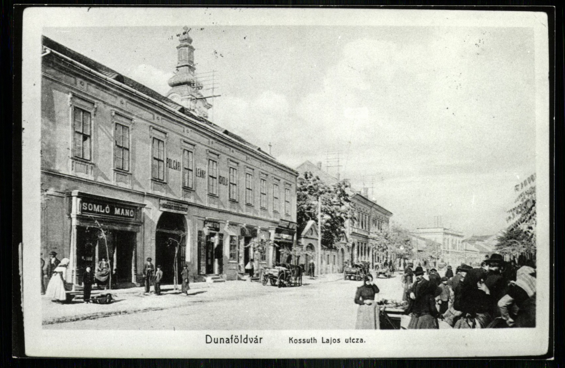 Dunaföldvár; Kossuth Lajos utca (Magyar Kereskedelmi és Vendéglátóipari Múzeum CC BY-NC-ND)