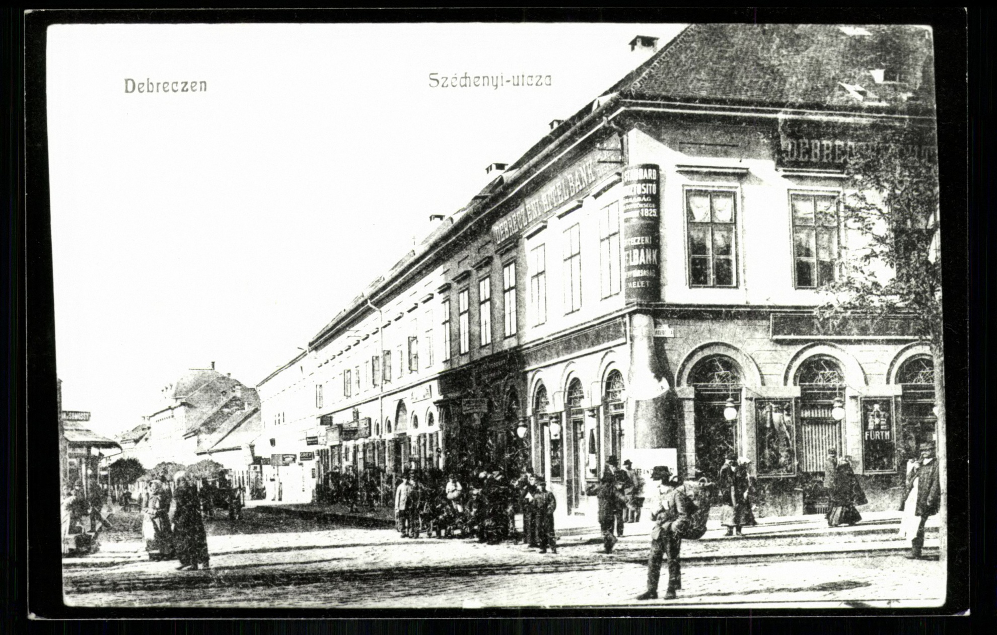 Debrecen; Széchenyi utca (Magyar Kereskedelmi és Vendéglátóipari Múzeum CC BY-NC-ND)