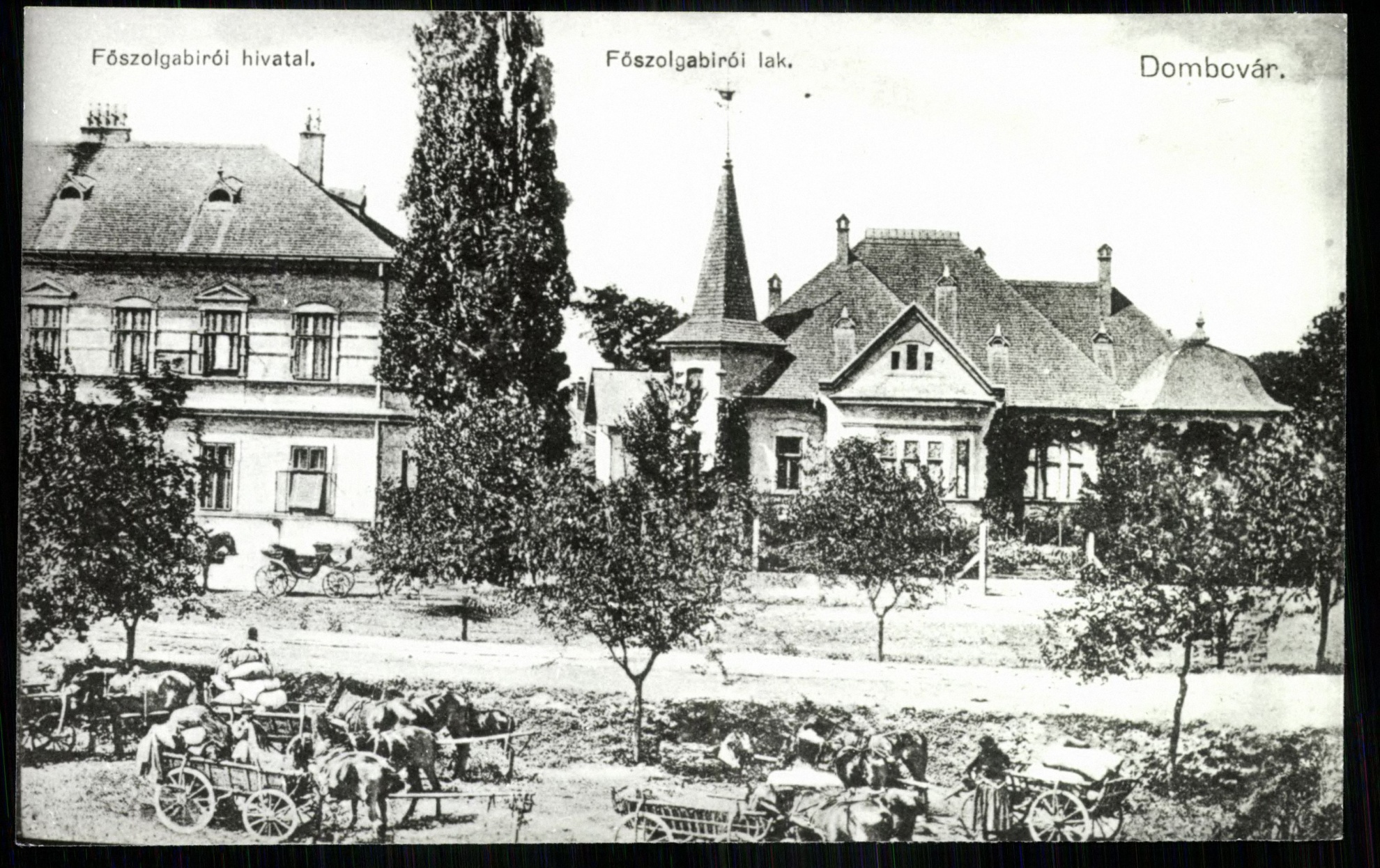 Dombóvár; Főszolgabírói Hivatal; Főszolgabírói lak (Magyar Kereskedelmi és Vendéglátóipari Múzeum CC BY-NC-ND)