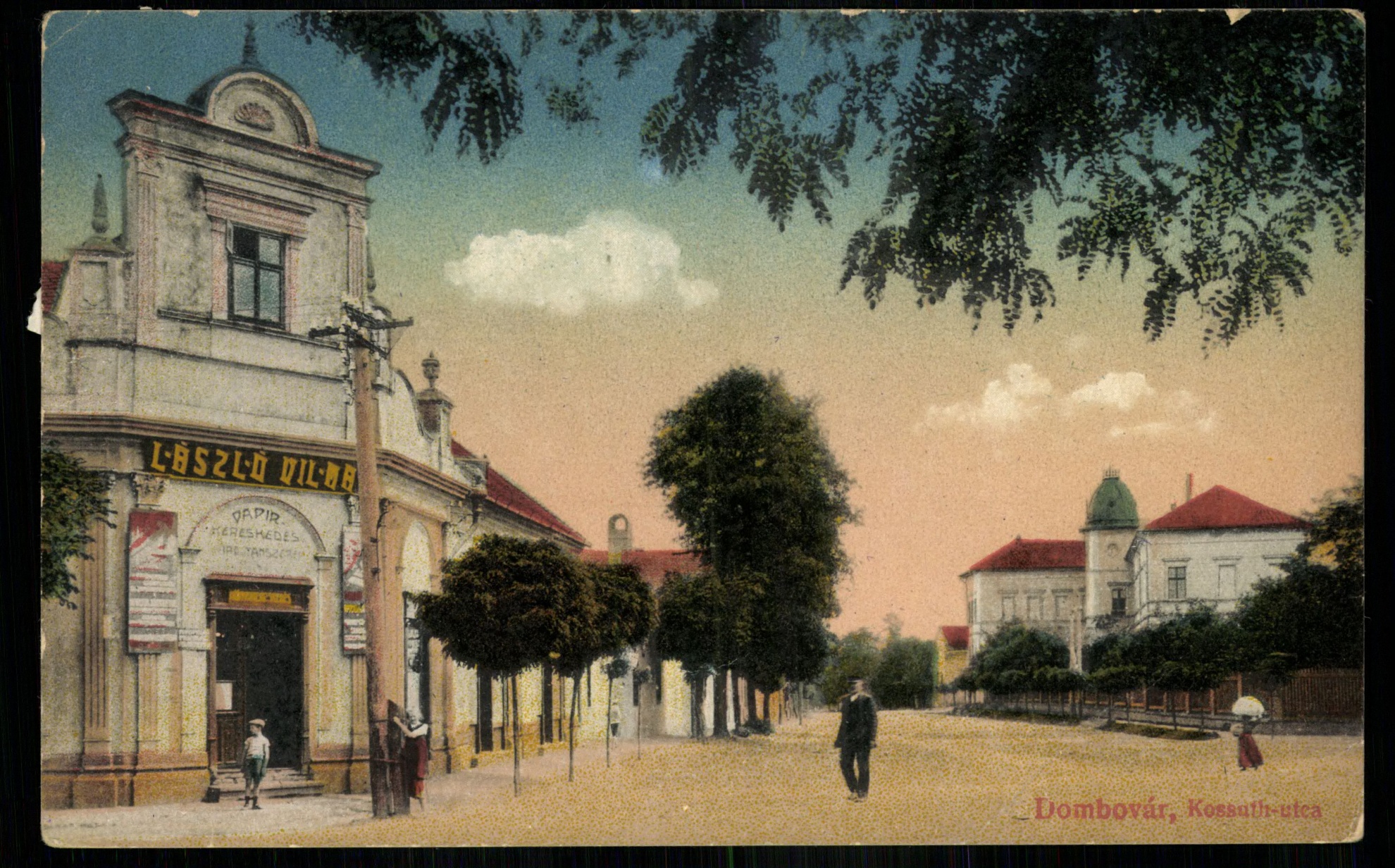 Dombóvár; Kossuth utca (Magyar Kereskedelmi és Vendéglátóipari Múzeum CC BY-NC-ND)
