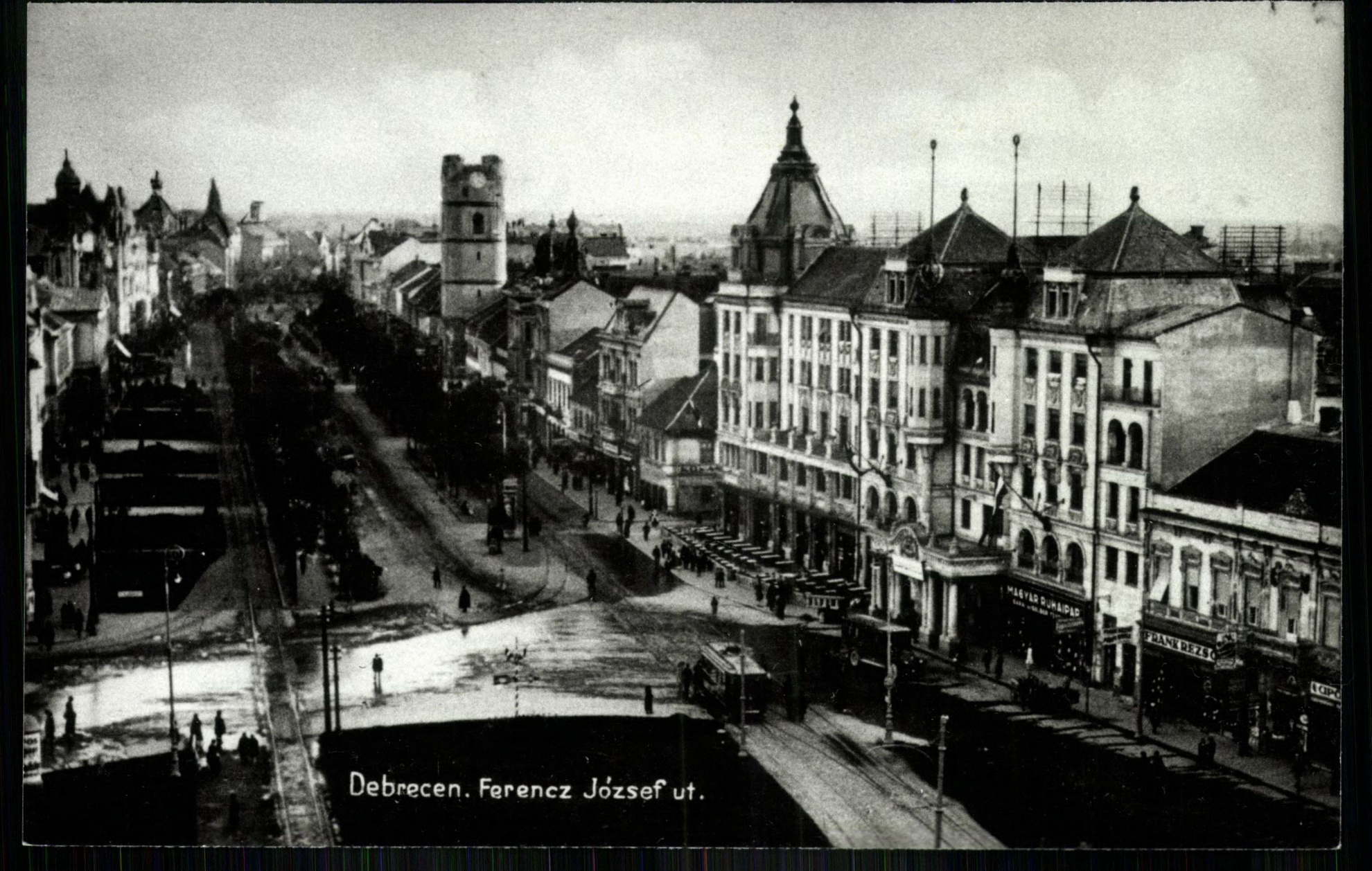 Debrecen; Ferenc József utca (Magyar Kereskedelmi és Vendéglátóipari Múzeum CC BY-NC-ND)