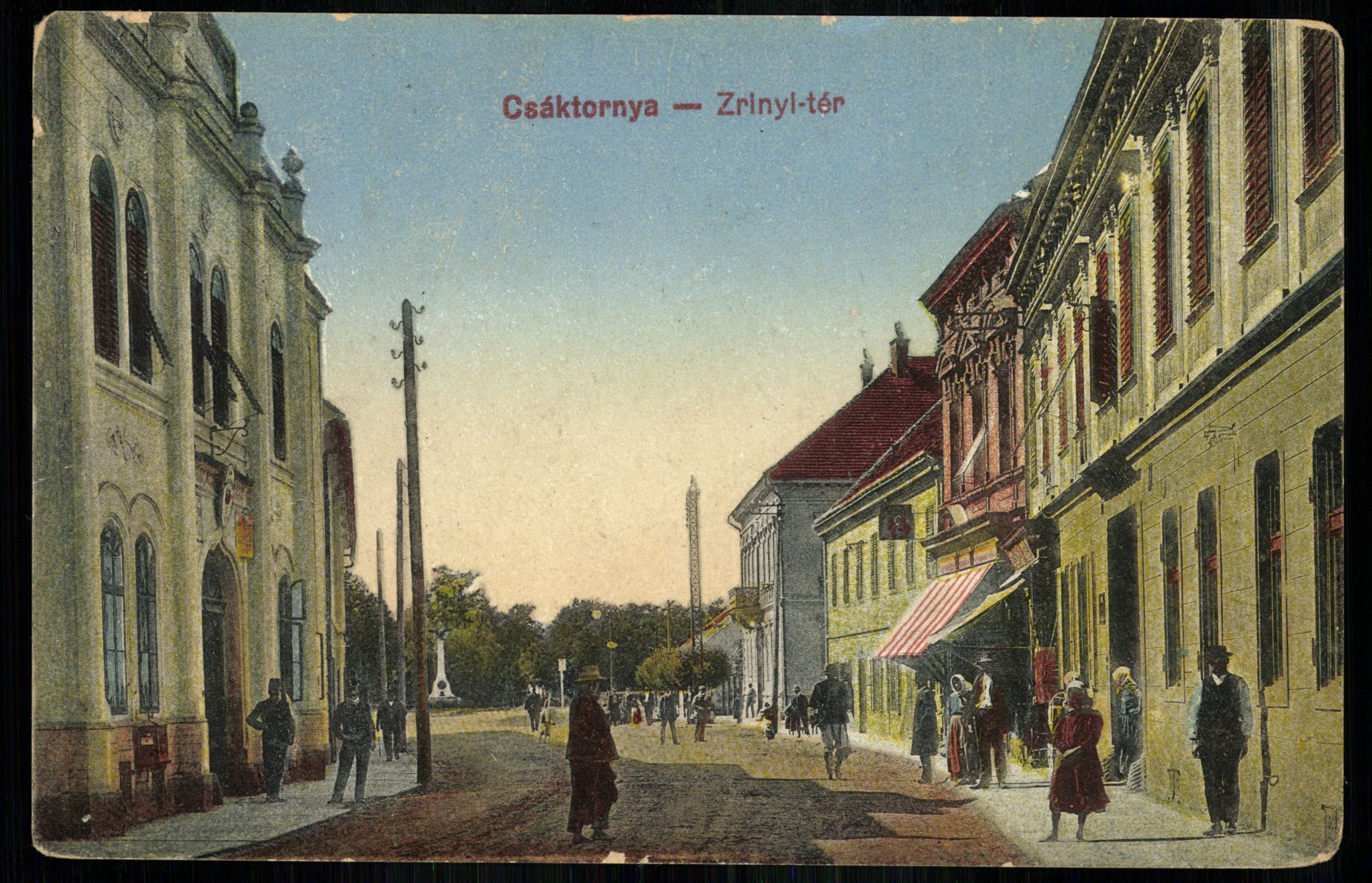Csáktornya; Zrínyi tér (Magyar Kereskedelmi és Vendéglátóipari Múzeum CC BY-NC-ND)
